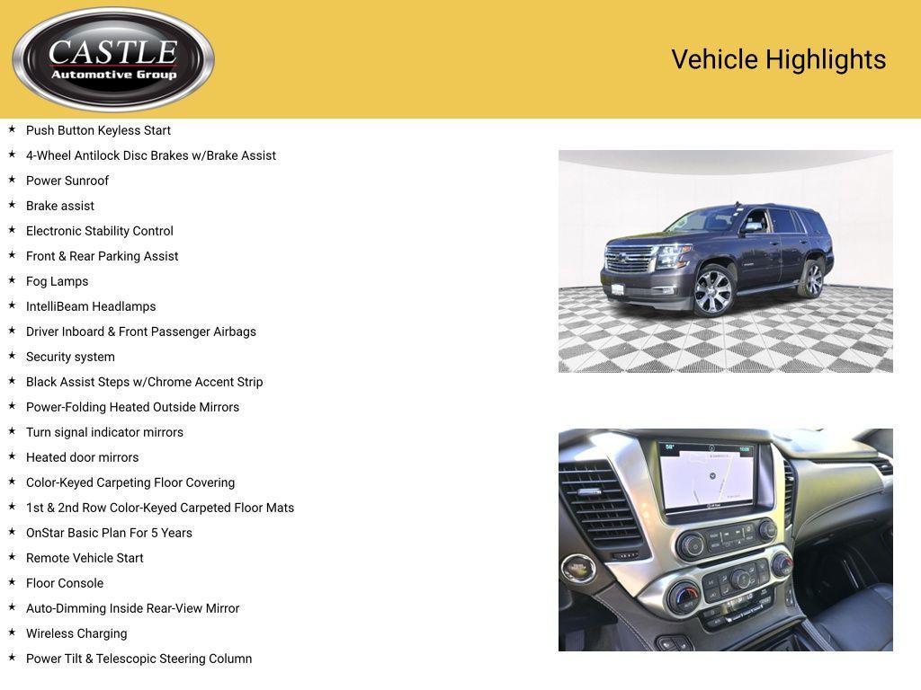 used 2017 Chevrolet Tahoe car, priced at $26,458