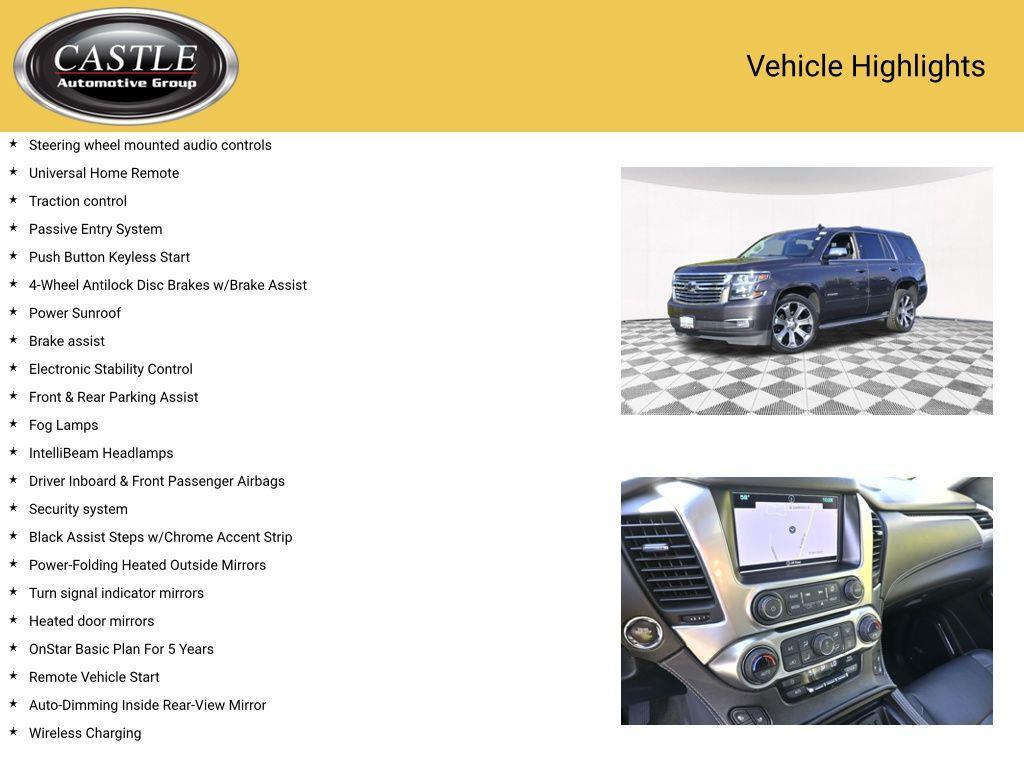 used 2017 Chevrolet Tahoe car, priced at $24,997