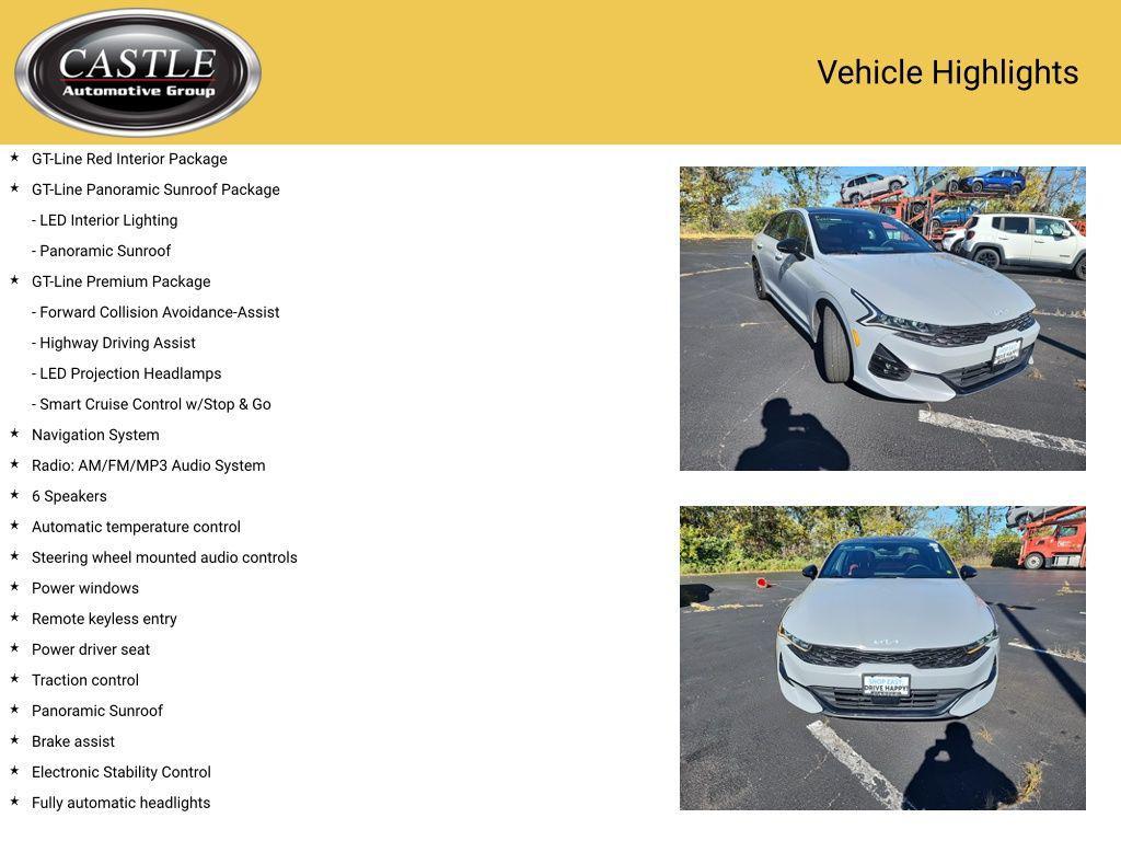 used 2023 Kia K5 car, priced at $25,353
