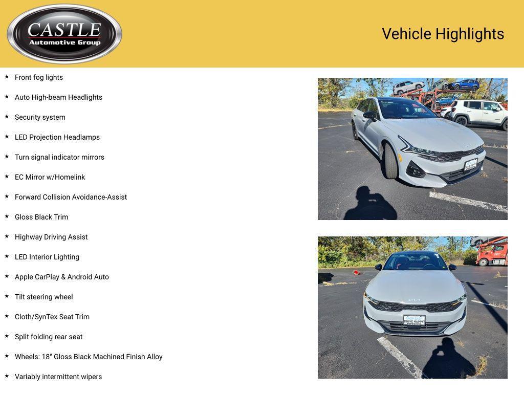 used 2023 Kia K5 car, priced at $25,353