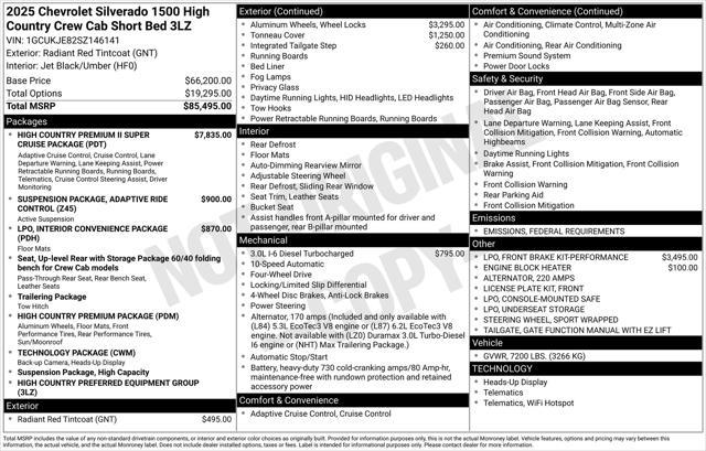 used 2025 Chevrolet Silverado 1500 car, priced at $67,999