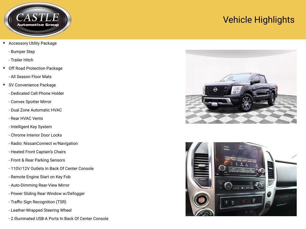 used 2021 Nissan Titan car, priced at $25,355
