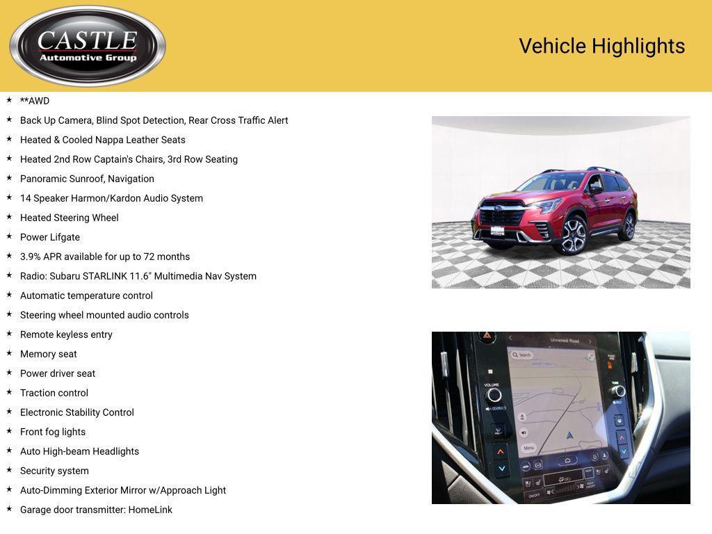 used 2024 Subaru Ascent car, priced at $45,865