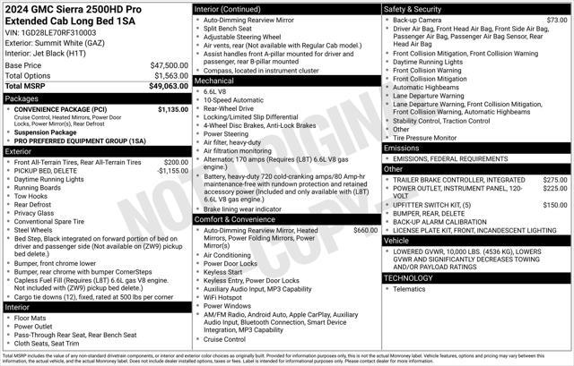 new 2024 GMC Sierra 2500 car, priced at $58,977