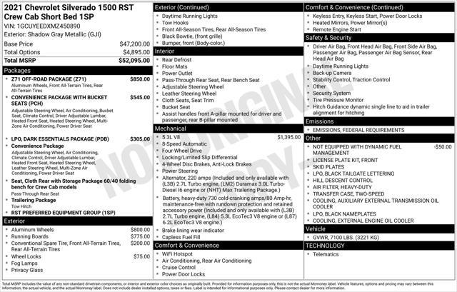 used 2021 Chevrolet Silverado 1500 car, priced at $34,558