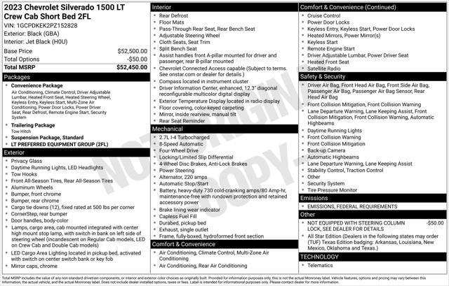 used 2023 Chevrolet Silverado 1500 car, priced at $37,771