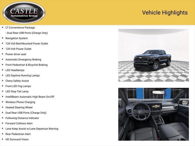 new 2025 Chevrolet Colorado car, priced at $40,465