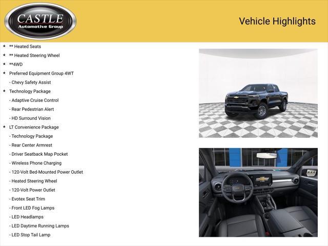 new 2025 Chevrolet Colorado car, priced at $40,465