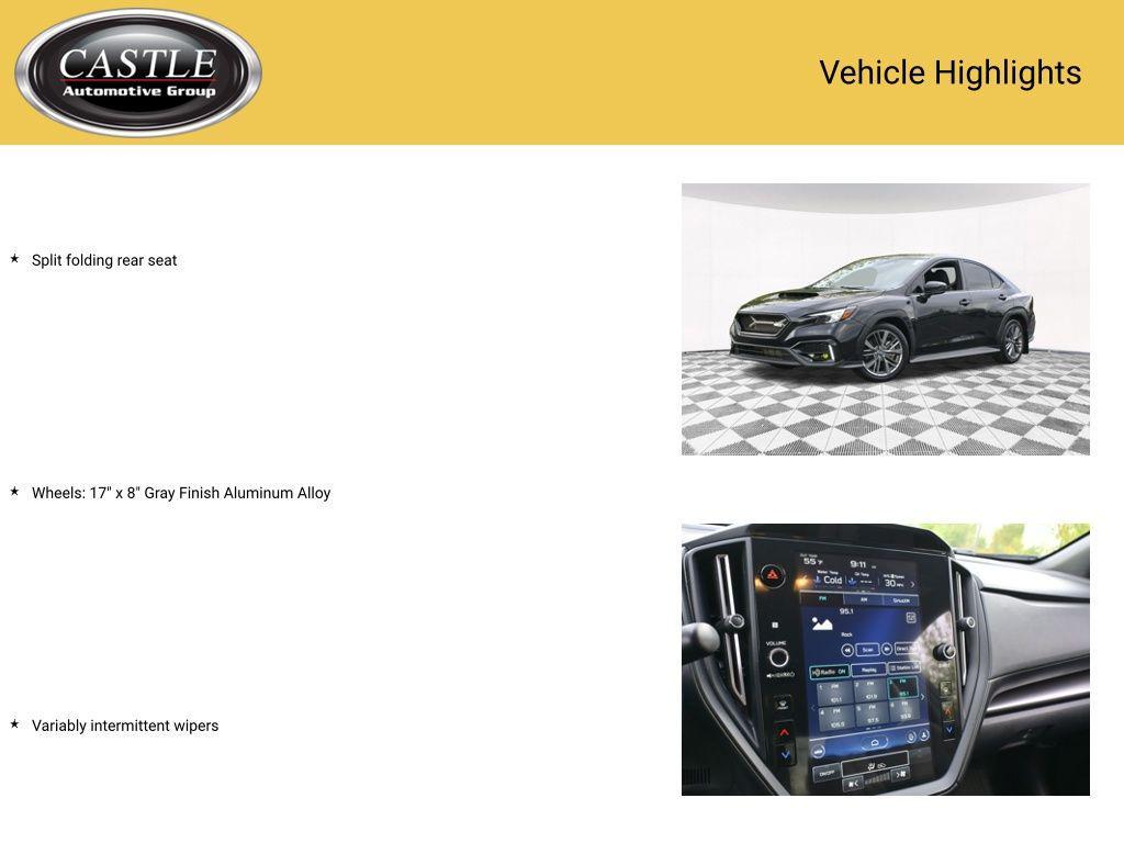 used 2024 Subaru WRX car, priced at $27,952