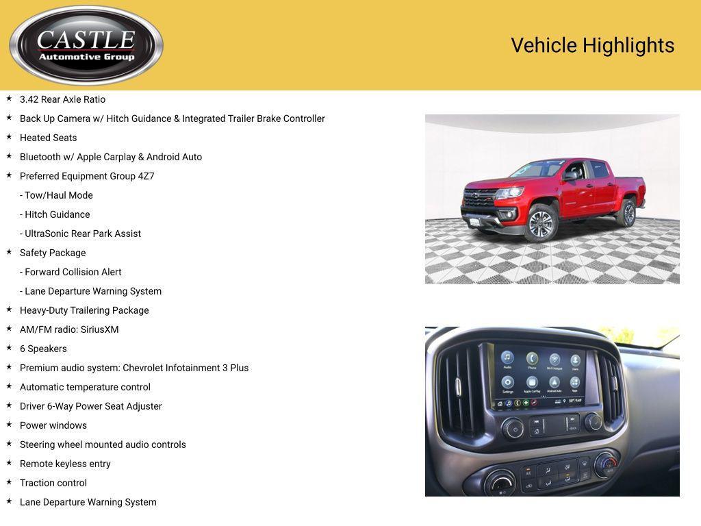 used 2021 Chevrolet Colorado car, priced at $26,915