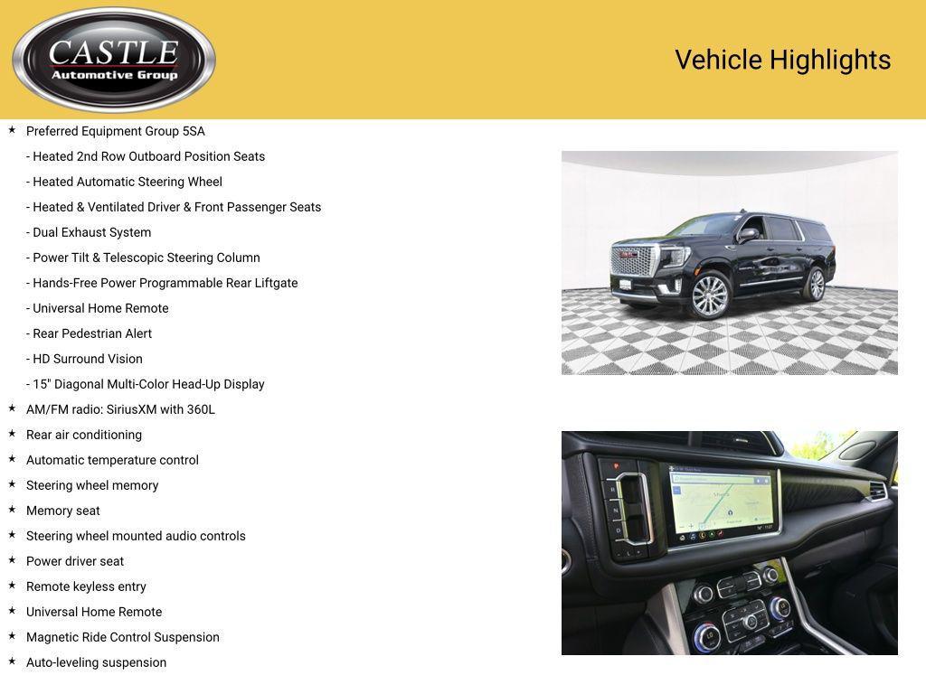 used 2021 GMC Yukon XL car, priced at $46,520