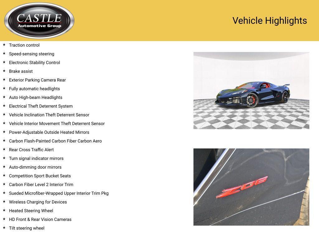 used 2025 Chevrolet Corvette car, priced at $131,589