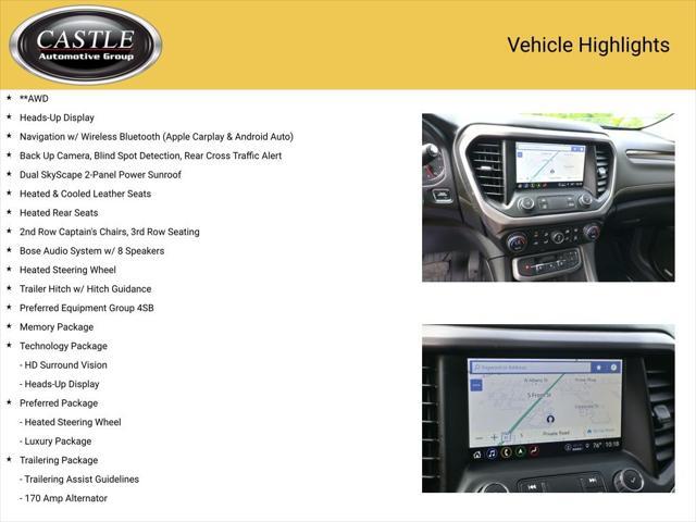 used 2023 GMC Acadia car, priced at $37,896