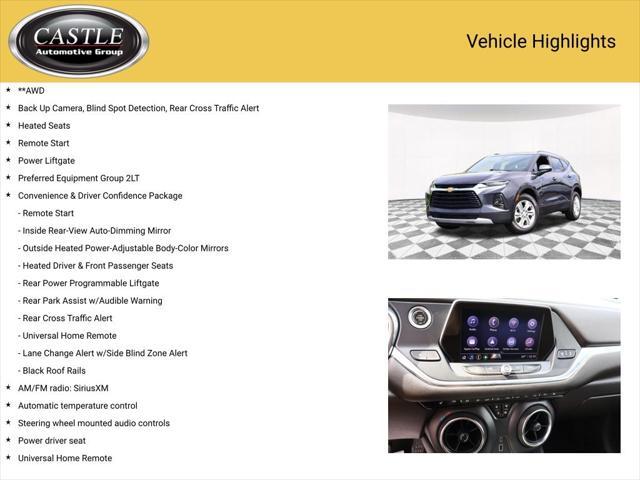 used 2022 Chevrolet Blazer car, priced at $24,999