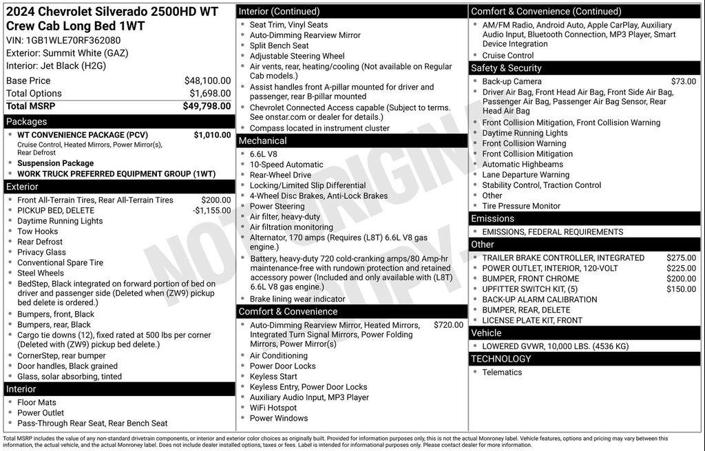 new 2024 Chevrolet Silverado 2500 car, priced at $64,477