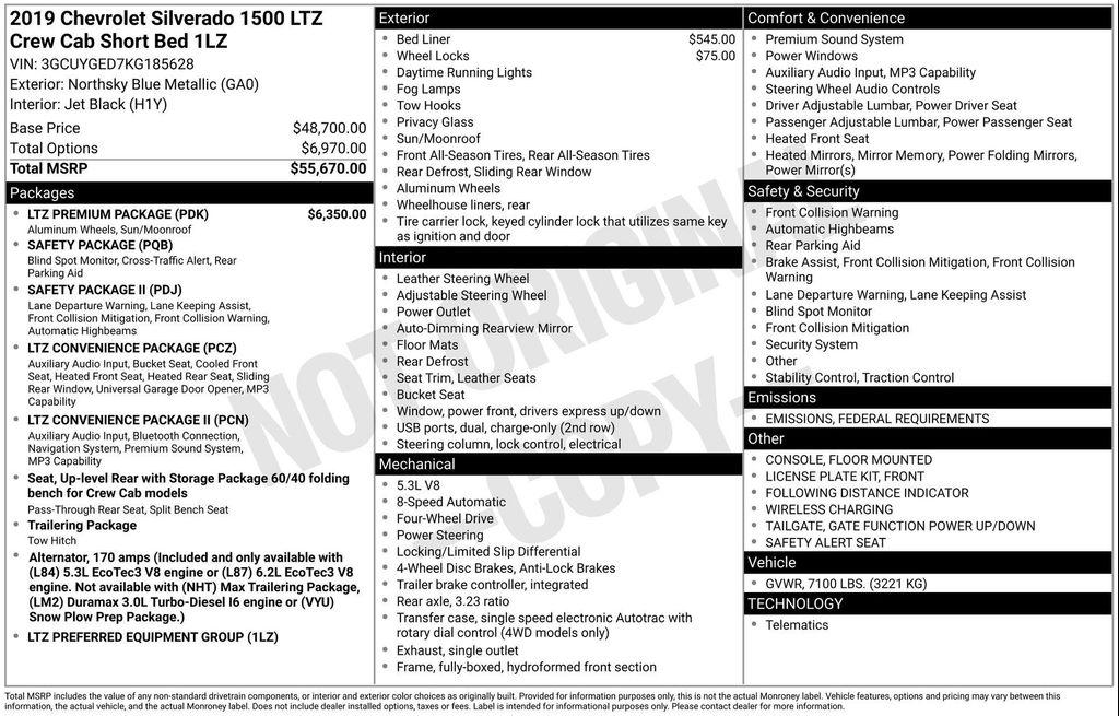 used 2019 Chevrolet Silverado 1500 car, priced at $31,770