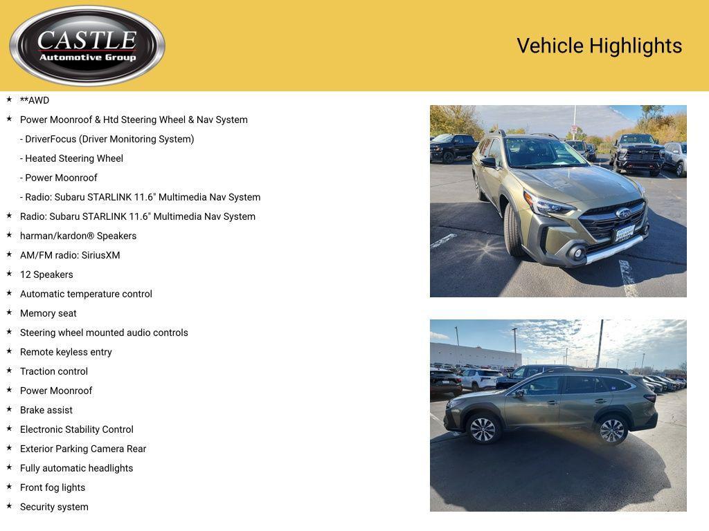 used 2024 Subaru Outback car, priced at $31,577