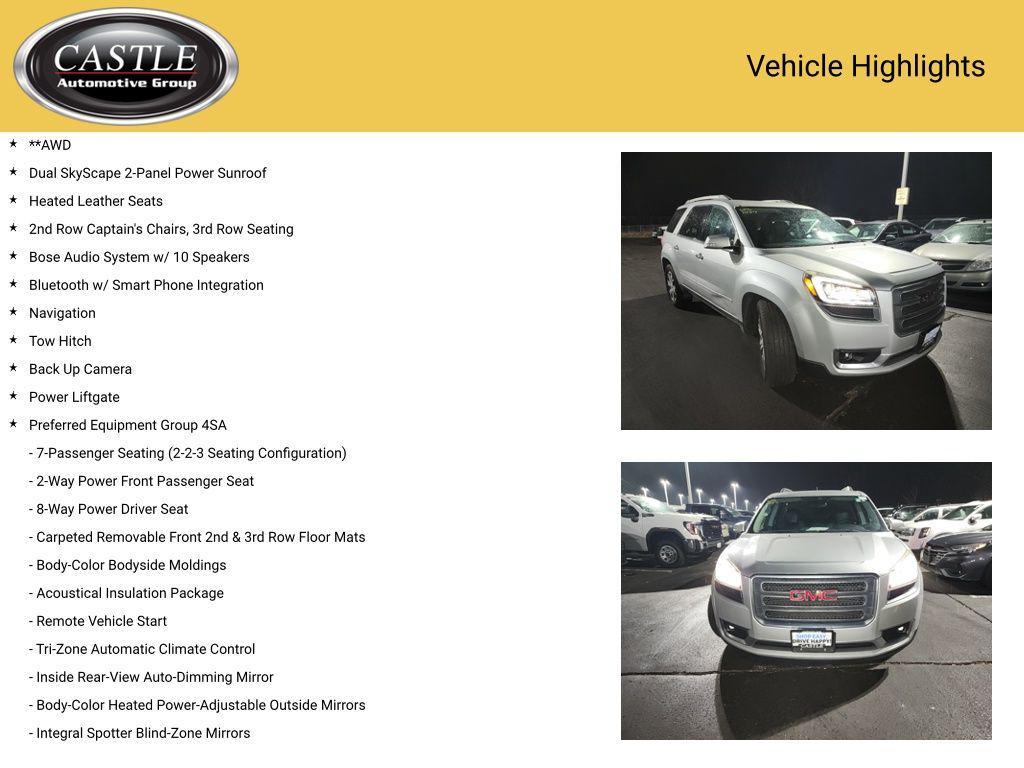 used 2013 GMC Acadia car, priced at $9,285