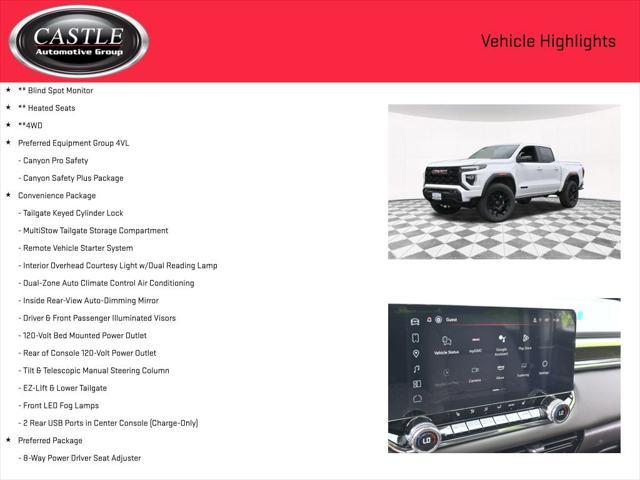 new 2025 GMC Canyon car, priced at $44,868