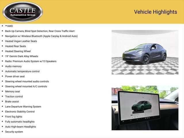 used 2024 Tesla Model Y car, priced at $35,999