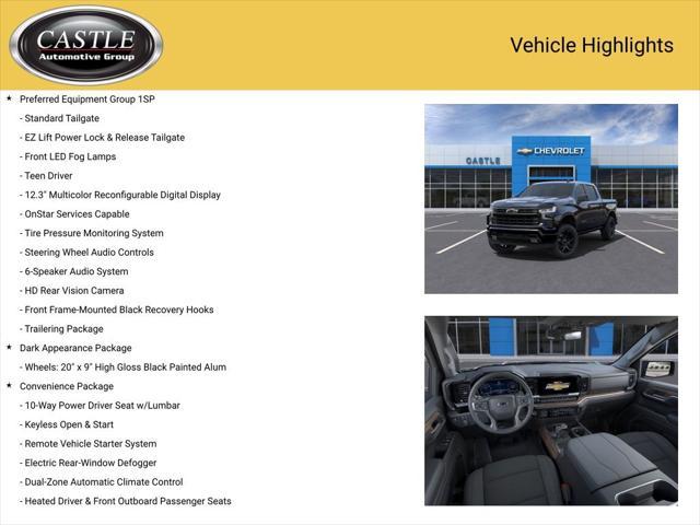 new 2025 Chevrolet Silverado 1500 car, priced at $54,169