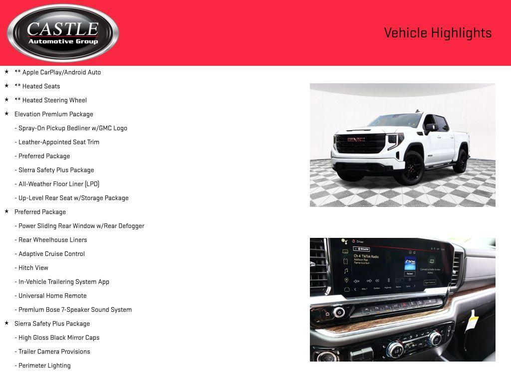 new 2025 GMC Sierra 1500 car, priced at $57,738