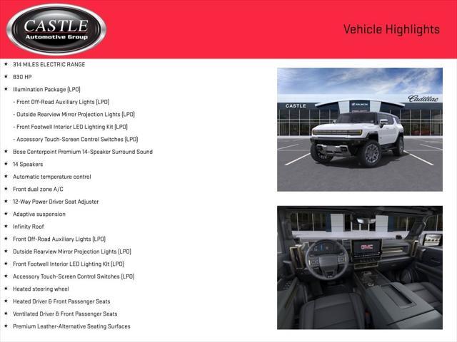 new 2024 GMC HUMMER EV SUV car, priced at $96,007