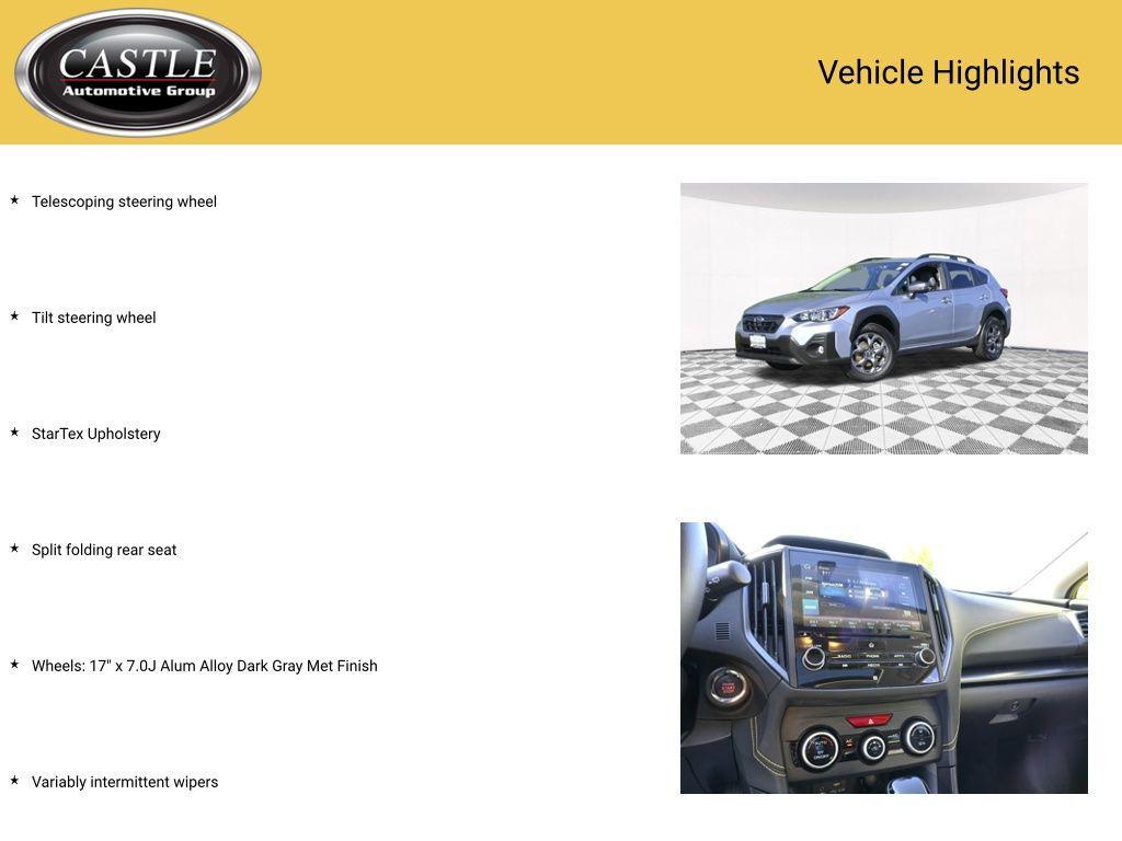 used 2023 Subaru Crosstrek car, priced at $24,778