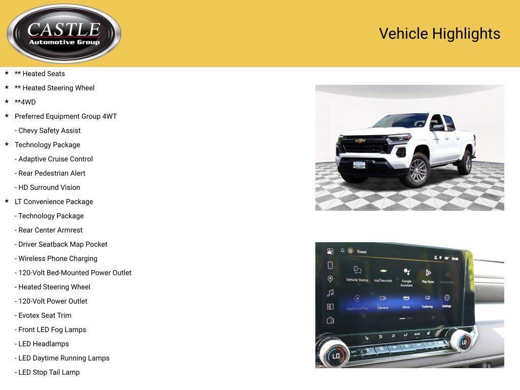 new 2025 Chevrolet Colorado car, priced at $40,215
