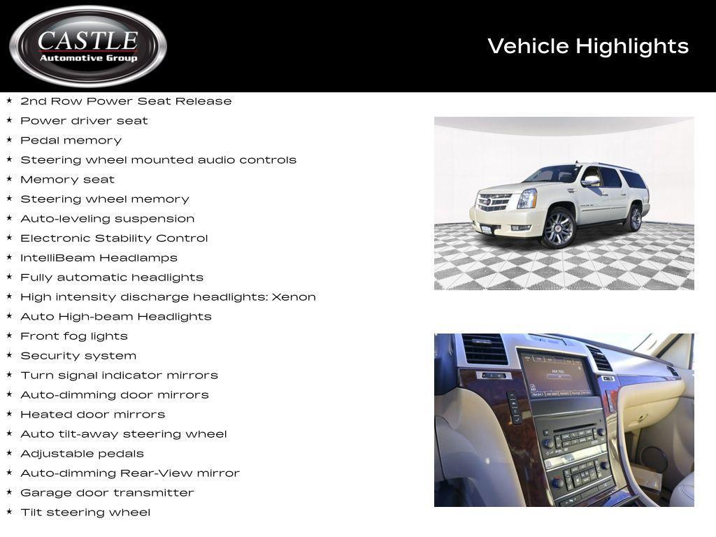 used 2014 Cadillac Escalade ESV car, priced at $20,618