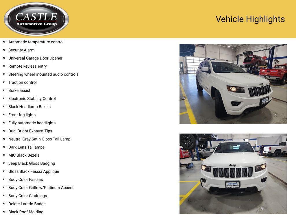 used 2015 Jeep Grand Cherokee car, priced at $13,823