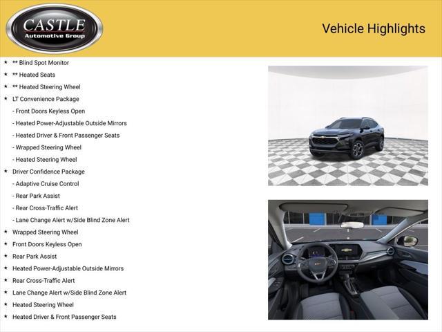 new 2025 Chevrolet Trax car, priced at $23,897