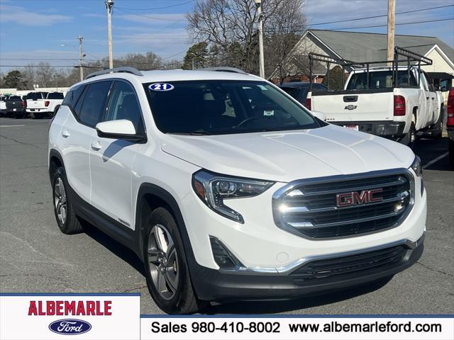 used 2021 GMC Terrain car, priced at $19,277