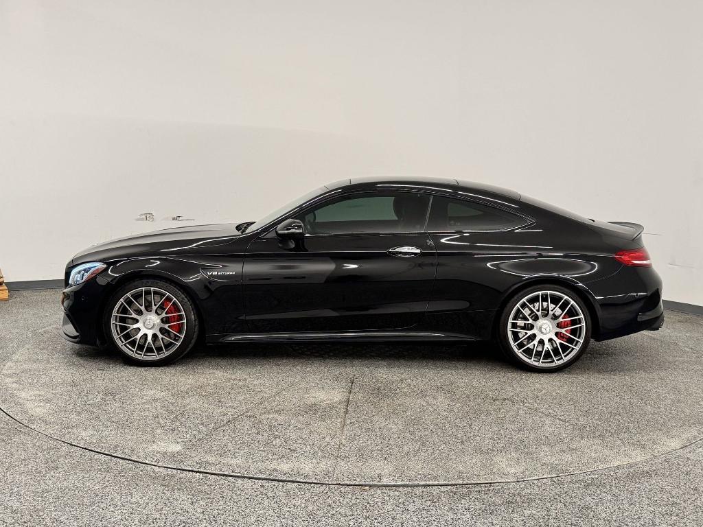 used 2018 Mercedes-Benz AMG C 63 car, priced at $50,497