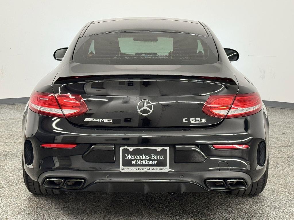 used 2018 Mercedes-Benz AMG C 63 car, priced at $50,497
