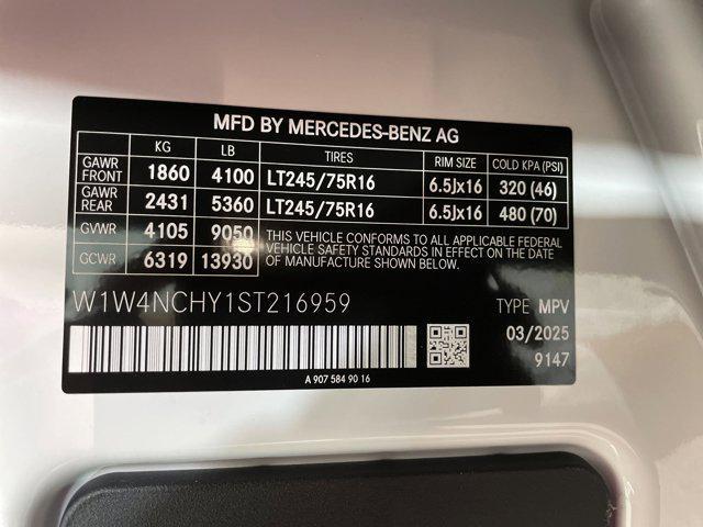 new 2025 Mercedes-Benz Sprinter 2500 car, priced at $68,622