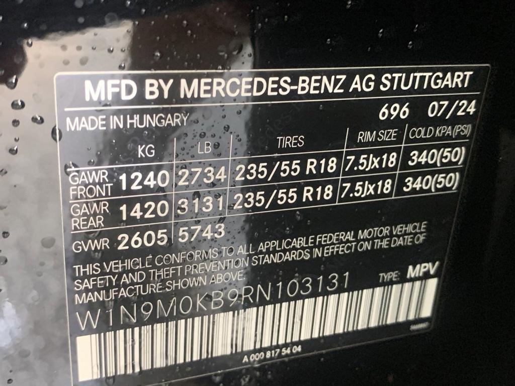 new 2024 Mercedes-Benz EQB 300 car, priced at $61,075