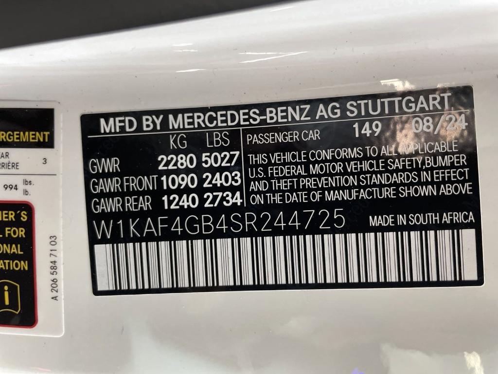 used 2025 Mercedes-Benz C-Class car, priced at $41,898