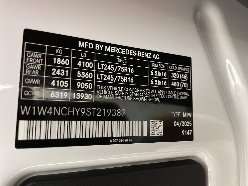 new 2025 Mercedes-Benz Sprinter 2500 car, priced at $67,913