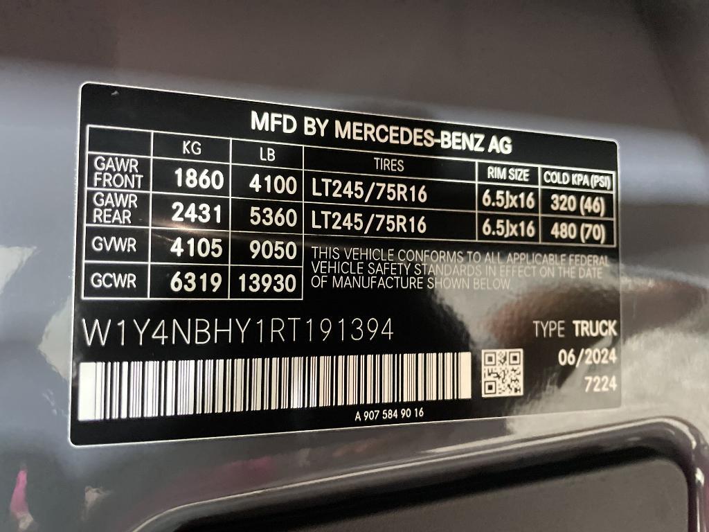 new 2024 Mercedes-Benz Sprinter 2500 car, priced at $66,176