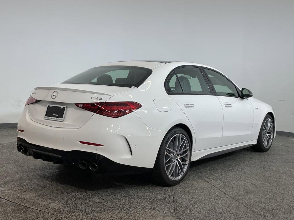 new 2025 Mercedes-Benz AMG C 43 car, priced at $68,350