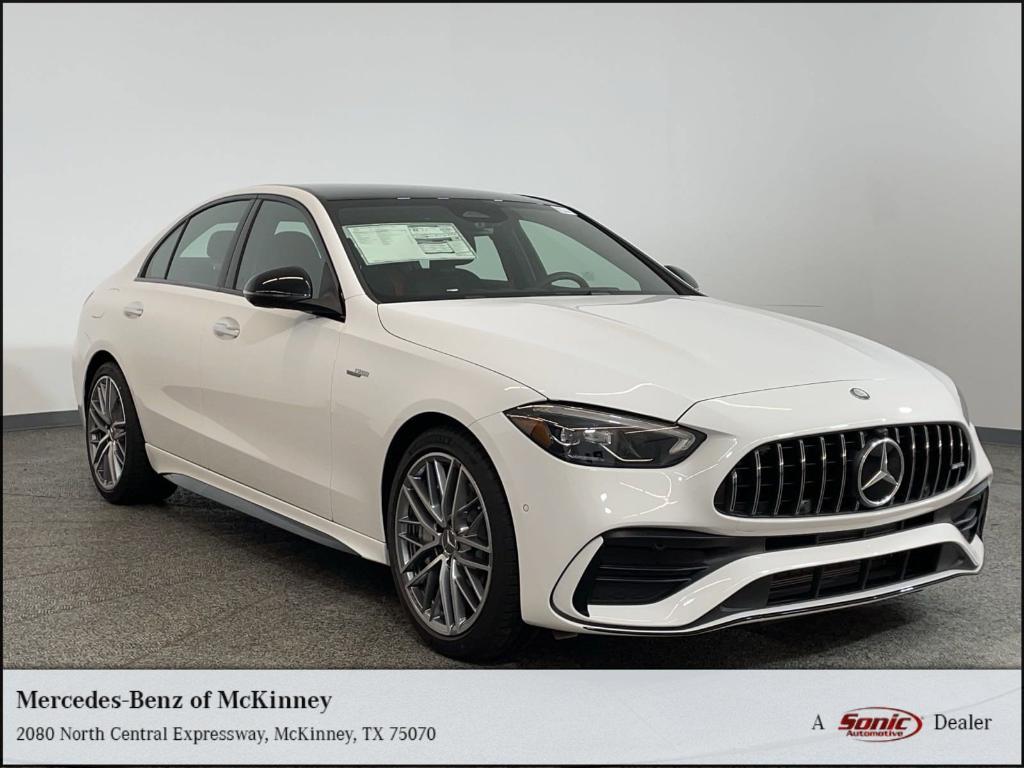 new 2025 Mercedes-Benz AMG C 43 car, priced at $68,350