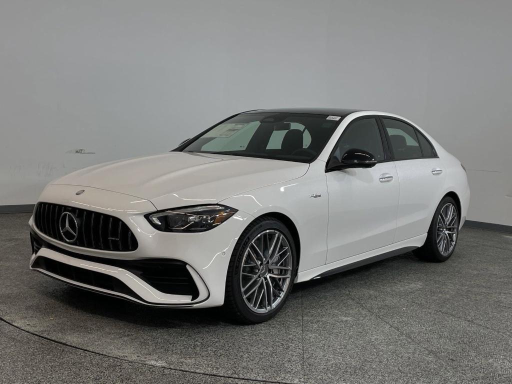 new 2025 Mercedes-Benz AMG C 43 car, priced at $68,350