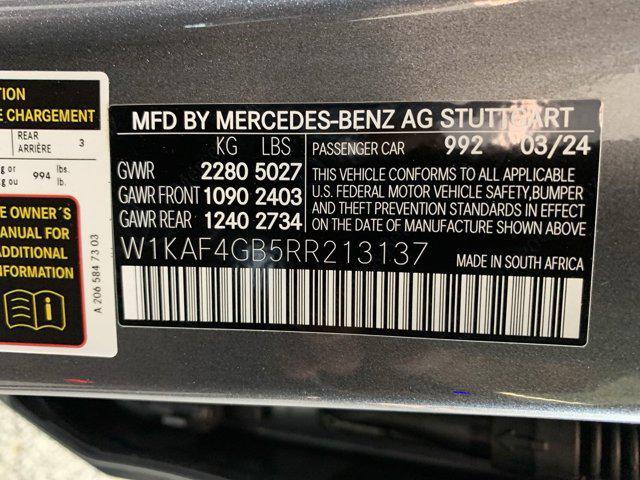 new 2024 Mercedes-Benz C-Class car, priced at $62,565