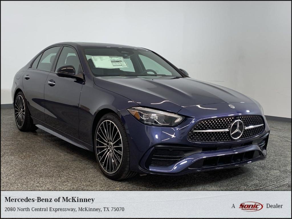 new 2025 Mercedes-Benz C-Class car, priced at $55,005