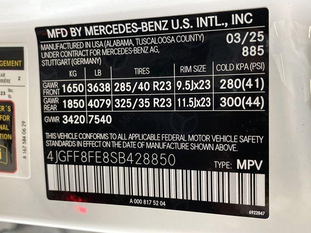 new 2025 Mercedes-Benz GLS 580 car, priced at $126,550