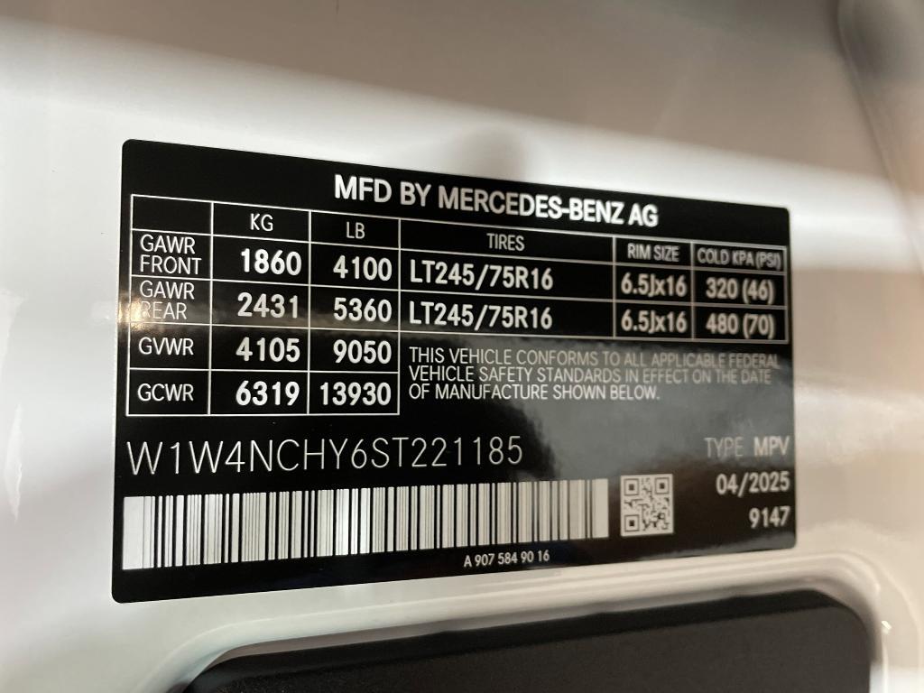 new 2025 Mercedes-Benz Sprinter 2500 car, priced at $67,913