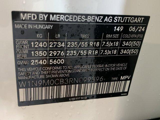 new 2024 Mercedes-Benz EQB 250 car, priced at $57,450