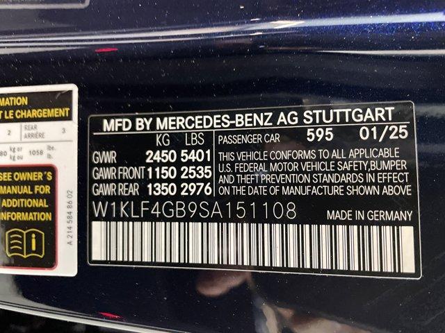 new 2025 Mercedes-Benz E-Class car, priced at $68,815