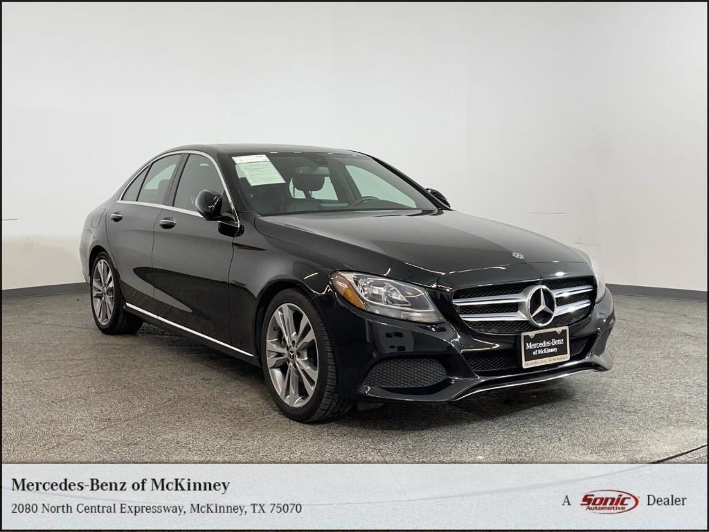 used 2018 Mercedes-Benz C-Class car, priced at $19,499